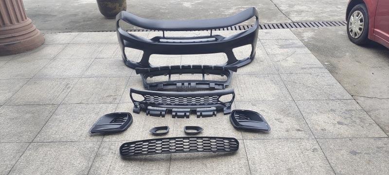 Advanced ABS Composite Front Bumper Assembly for Dodge Charger SRT 2021 with ADAS-Safe Integration & Enhanced Street Performance Cooling