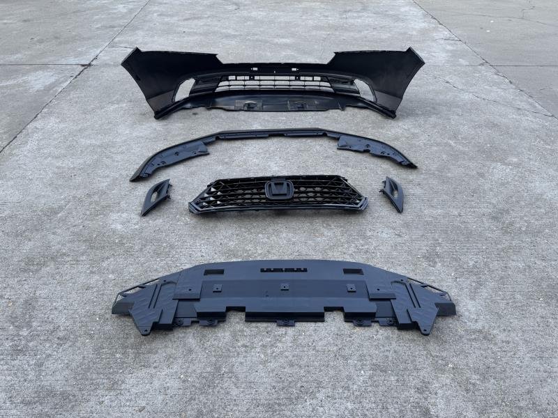 Affordable Plastic Front Bumper Kit for Honda Accord 2023-2024 | Durable Aftermarket Replacement with Easy Install