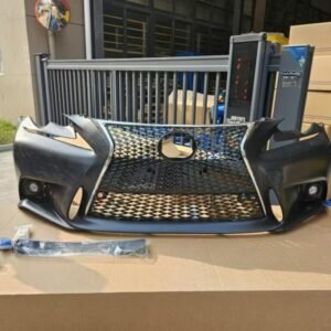 Cost-Effective Front Bumper Kit for Lexus IS 2014-2022 | Durable ABS Plastic Replacement with Easy Bolt-On Installation