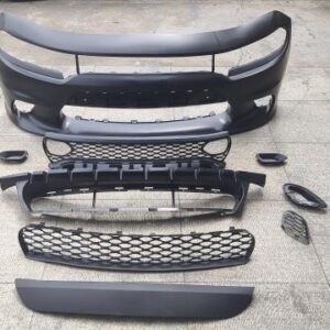 KEBEL Front Bumper Grille Front Bumper Kit Without Fog Lamp Parts for Charger SRT Hellcat 2015 2016 2017 2018 2019